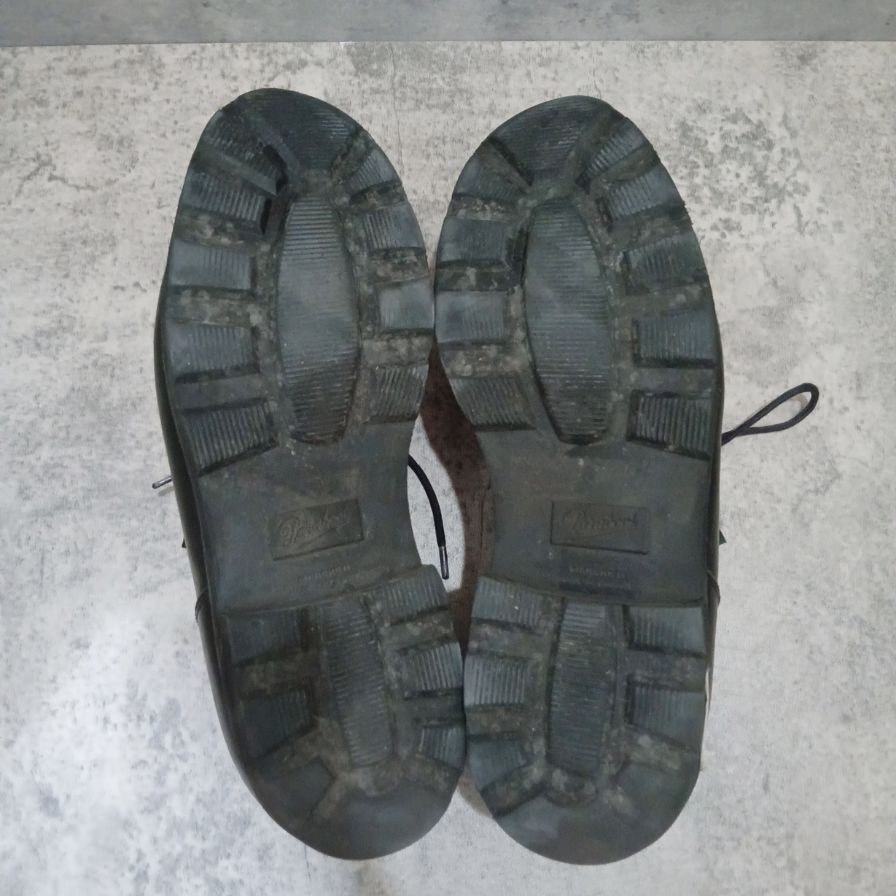 【PARABOOT】パラブーツ レザーシューズ ミカエル チロリアンシューズ ポニー ブラック メンズ サイズ42