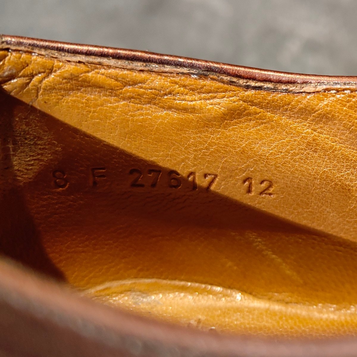 【Paraboot】パラブーツ シャンボード Uチップ リスレザー カフェ サイズ UK8 参考定価￥96,800-