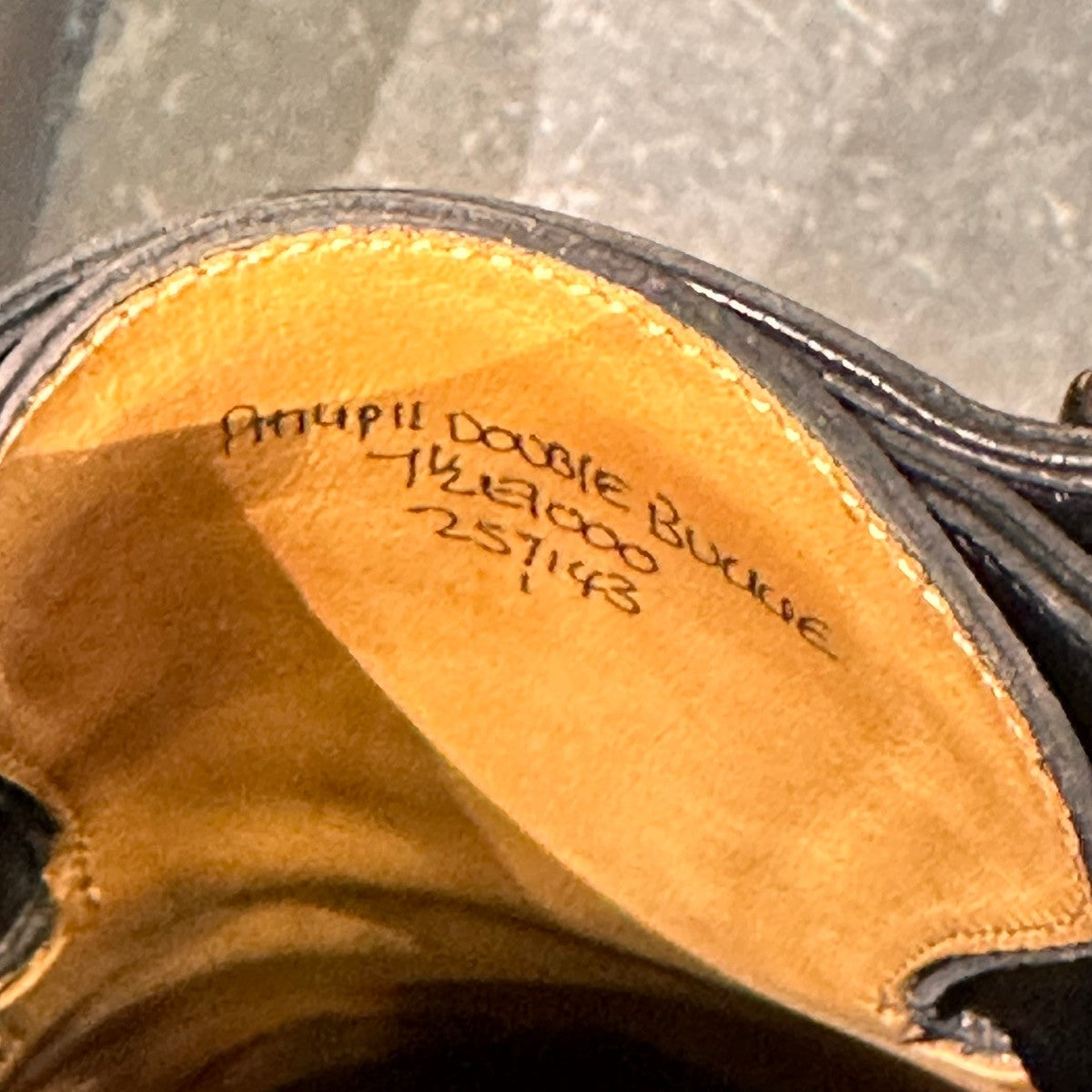 希少【JOHN LOBB】ジョンロブ フィリップ2 ダブルモンク ダブルバックル カーフ ブラック サイズUK7.5 7000ラスト