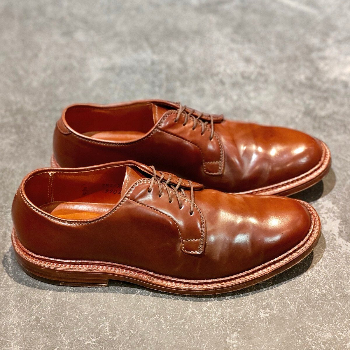 希少 美品【ALDEN】オールデン 99020 プレーントゥ コードバン ラベロ サイズ US7D バリーラスト