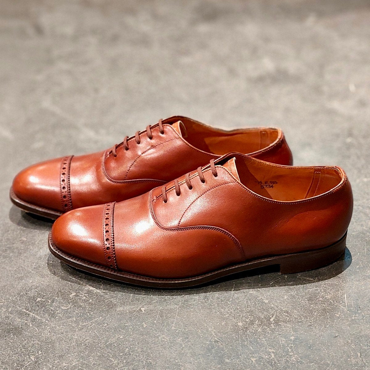 希少 美品 【EDWARD GREEN】エドワードグリーン MADEBYロゴ旧