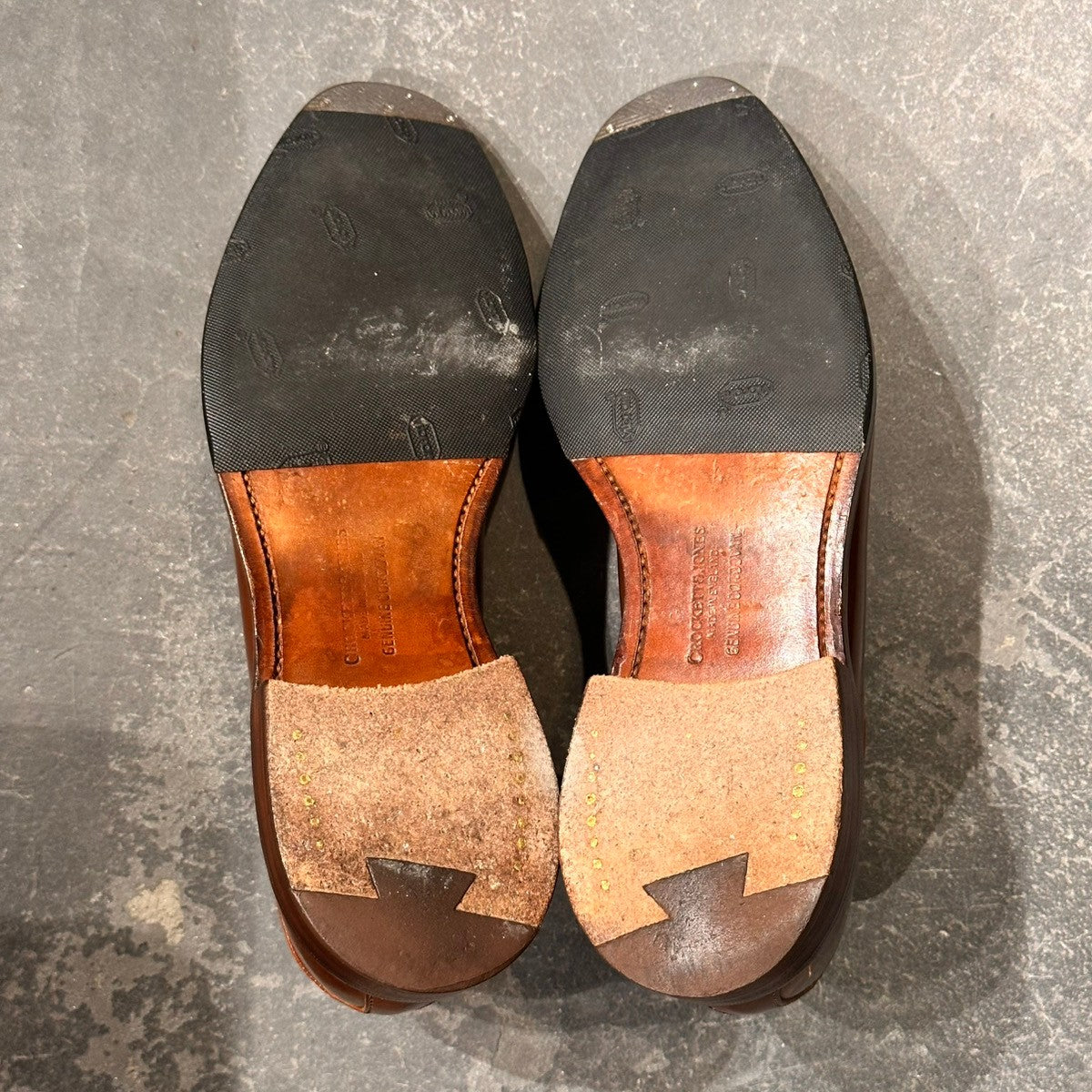 希少【Crockett&Jones】クロケット&ジョーンズ ラモント2 LAMONT2 プレーントゥ ウイスキーコードバン仕様 ブラウン サイズUK6.5 377ラスト