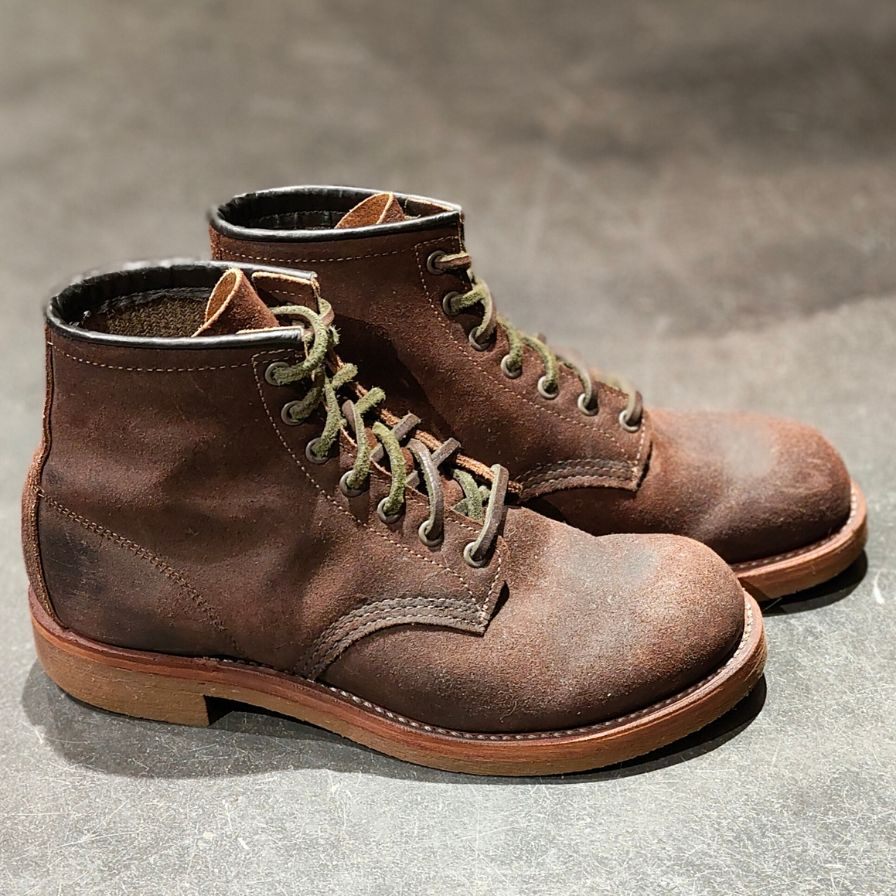 希少 【RED WING】レッドウイング×ナイジェルケーボン 4618 ブーツ  プレーントゥ ブラウン サイズ US7.5