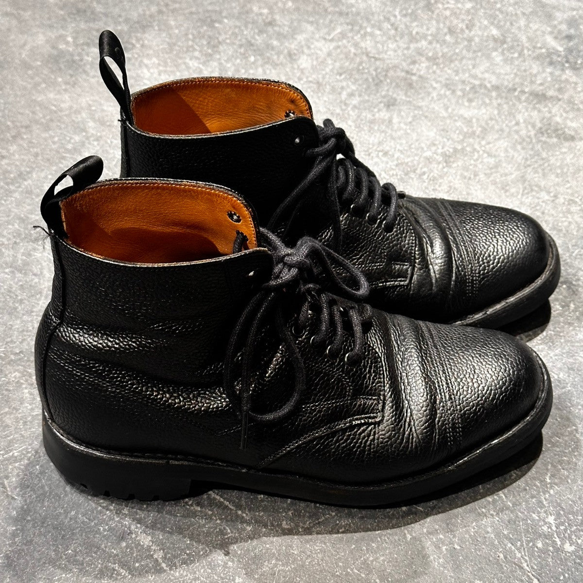 【JOSEPH CHEANEY】ジョセフチーニー ペナイン2 ギブソンブーツ グレインレザー ブラック サイズUK6