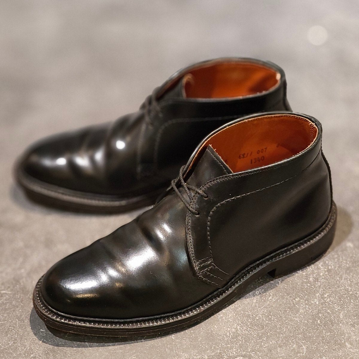 【ALDEN】オールデン 1340 チャッカブーツ コードバン ブラック サイズ US6.5D バリーラスト 参考定価￥225,500-
