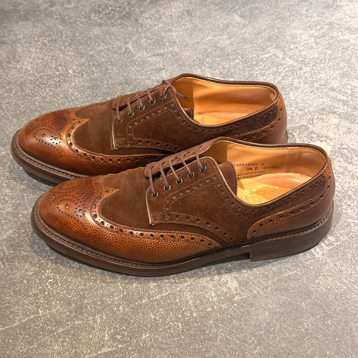 CROCKETT&JONES】クロケット&ジョーンズ カーディガン4 ウイングチップ