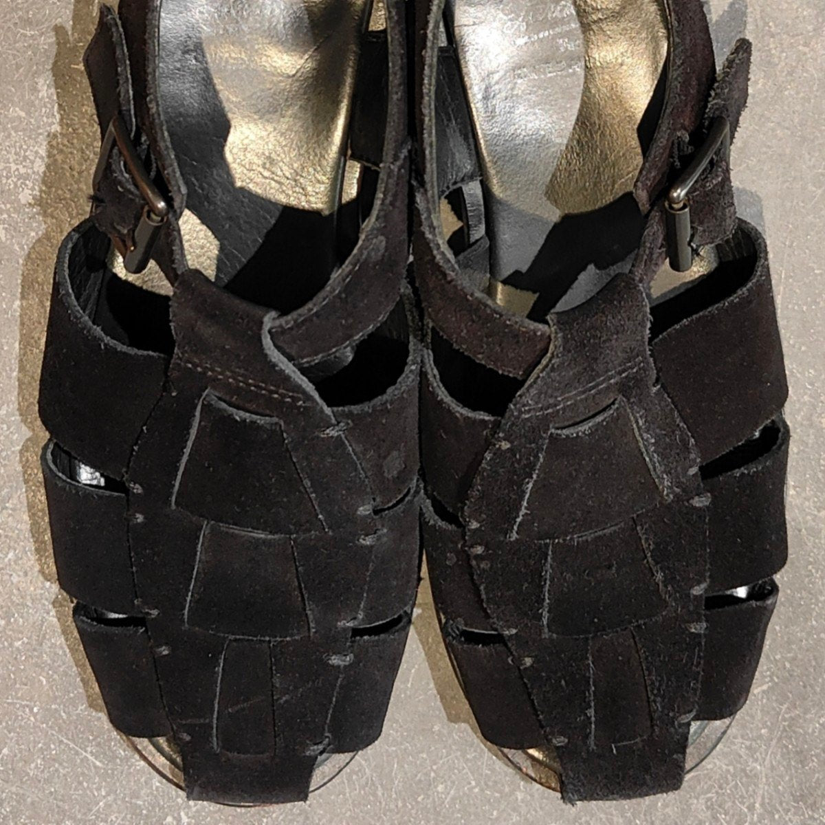 美品【Paraboot】パラブーツ パシフィック グルカサンダル スエード