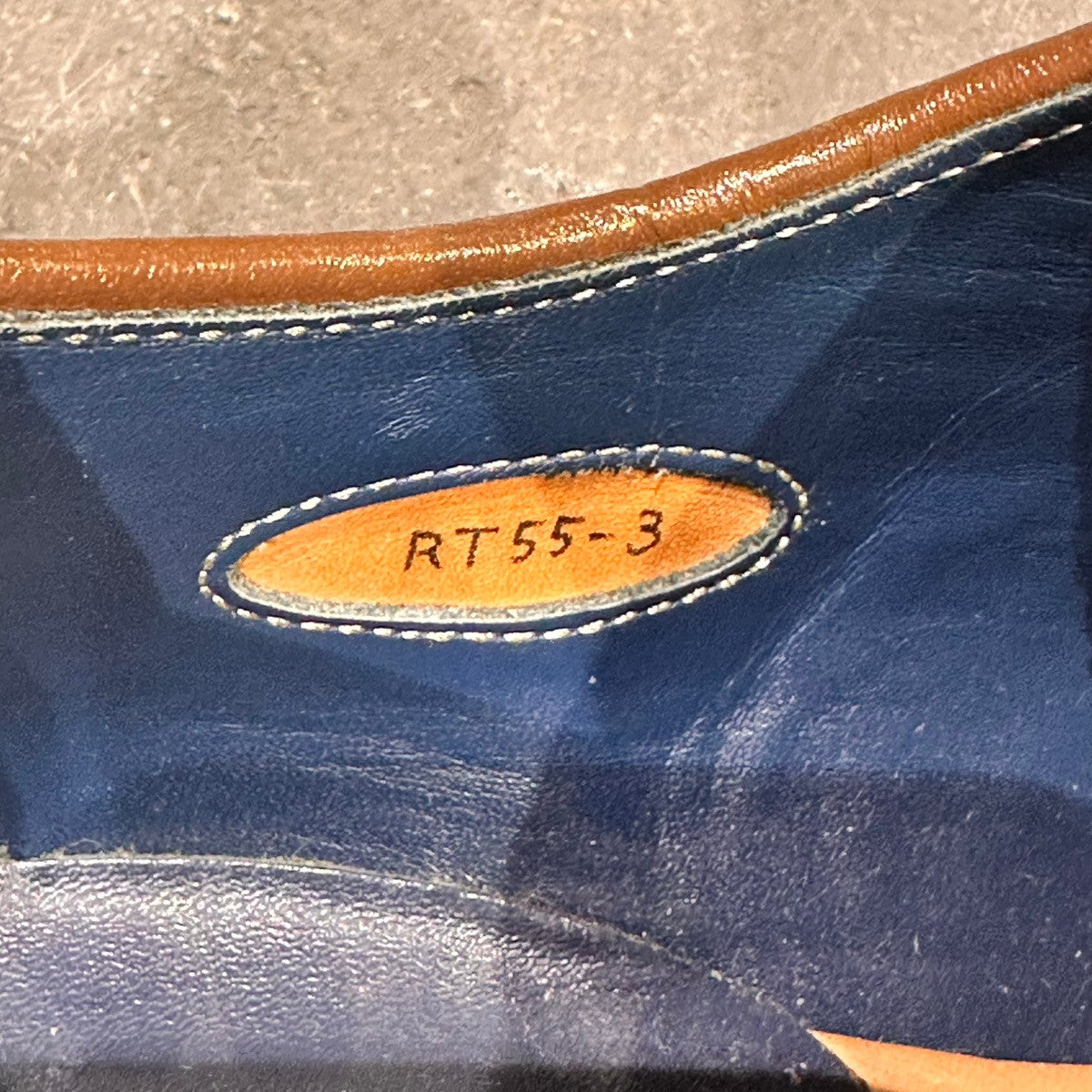 【REGAL】リーガル  フルブローグ RT55 グレインレザー オーダー品 ライトブラウン サイズ24.5cm