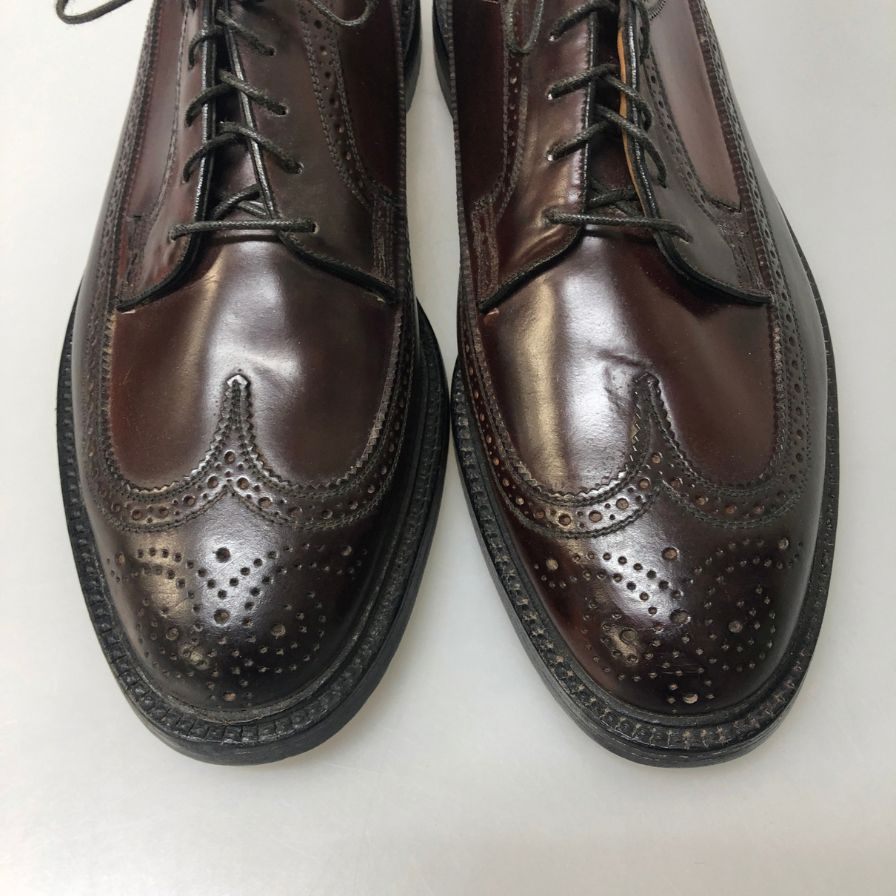 【FLORSHEIM】フローシャイム レザーシューズ LWB ケンム―ル インペリアル コードバン バーガンディ メンズ サイズ9.5EEE