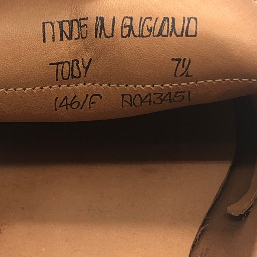 【JOSEPH CHEANEY】ジョセフチーニー  スエード コインローファー トビー メンズ サイズ7.5 ブラウン
