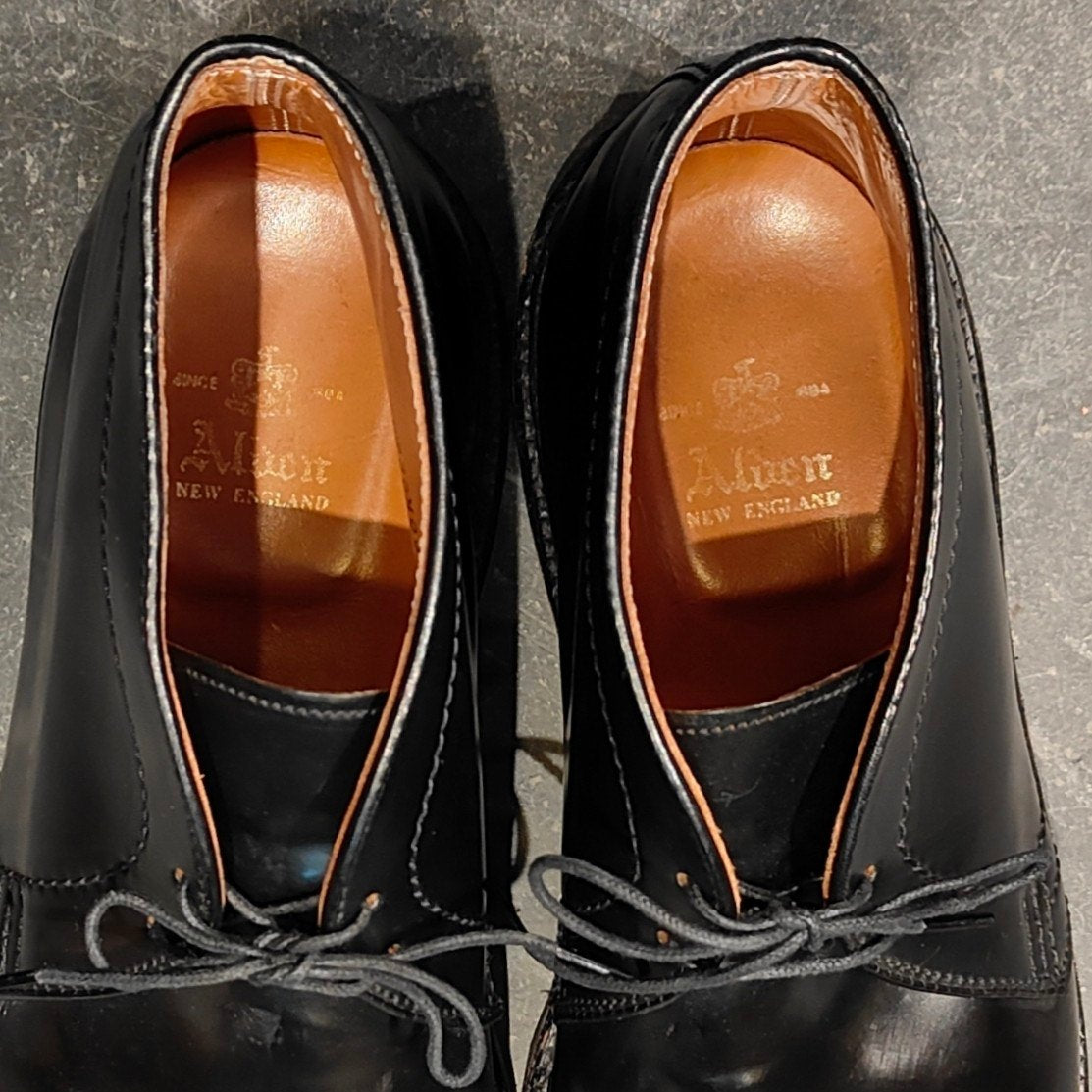 美品【ALDEN】オールデン チャッカブーツ 1340 コードバン ブラック サイズUS9E バリーラスト 参考定価￥225,500-