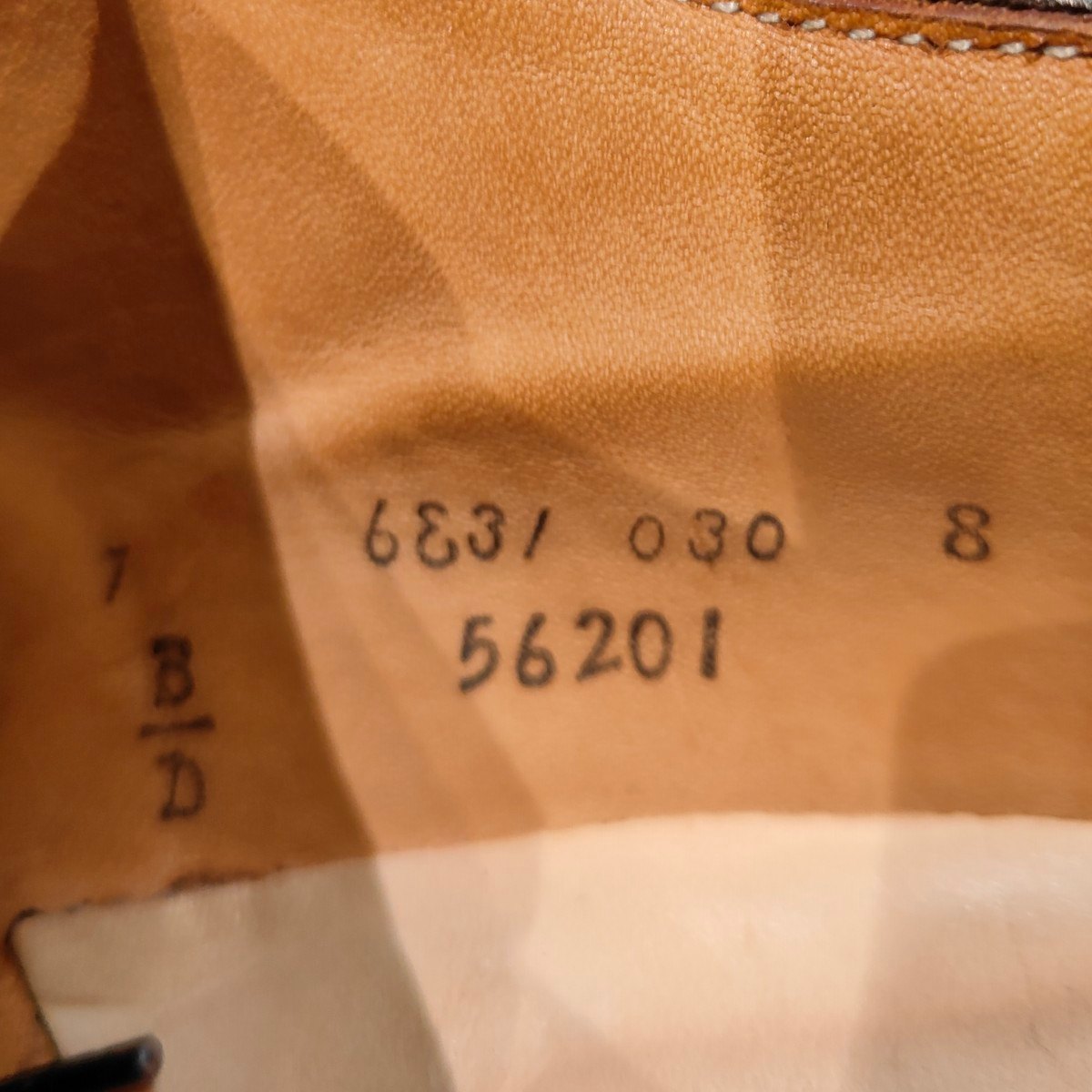 美品 【ALDEN】オールデン 56201 パンチドキャップトゥ コードバン ダークバーガンディ サイズ US7D モディファイドラスト 参考定価￥211,200-