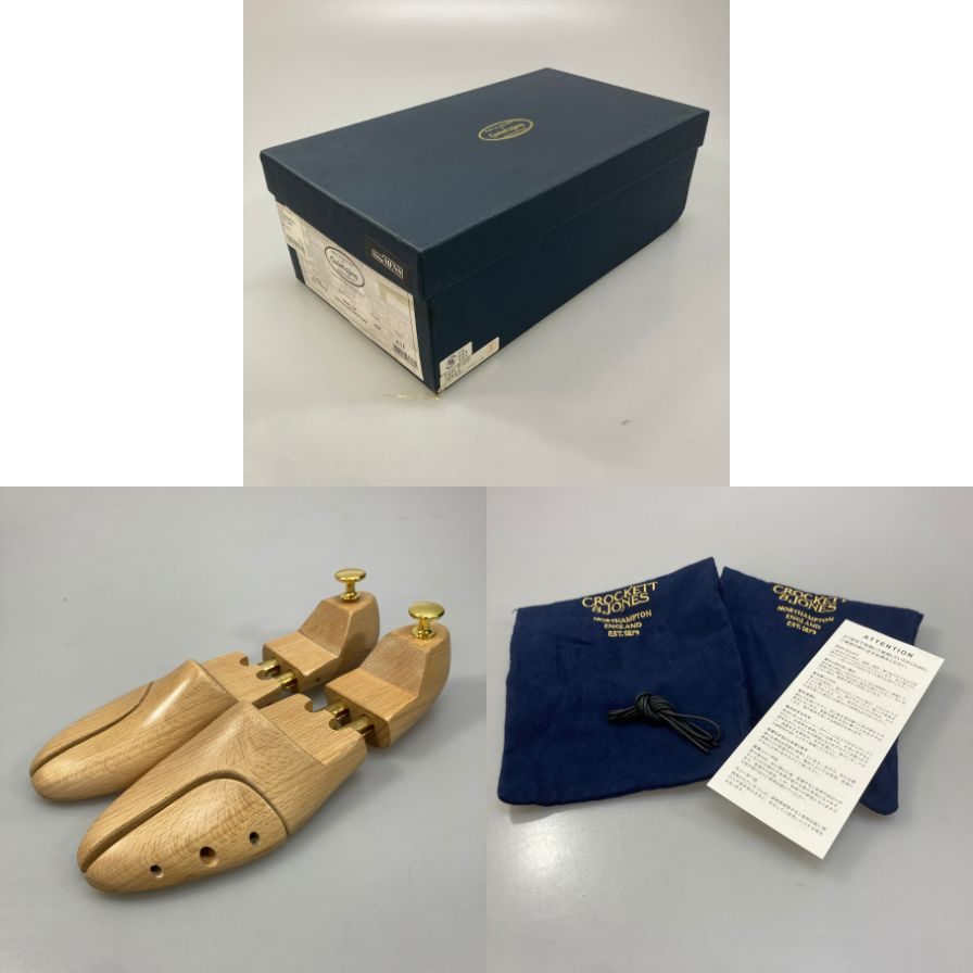 【CROCKETT&JONES】クロケット&ジョーンズ 29447 ビジネスシューズ カーフレザー ブラック（黒） サイズ 6.5E 377ラスト
