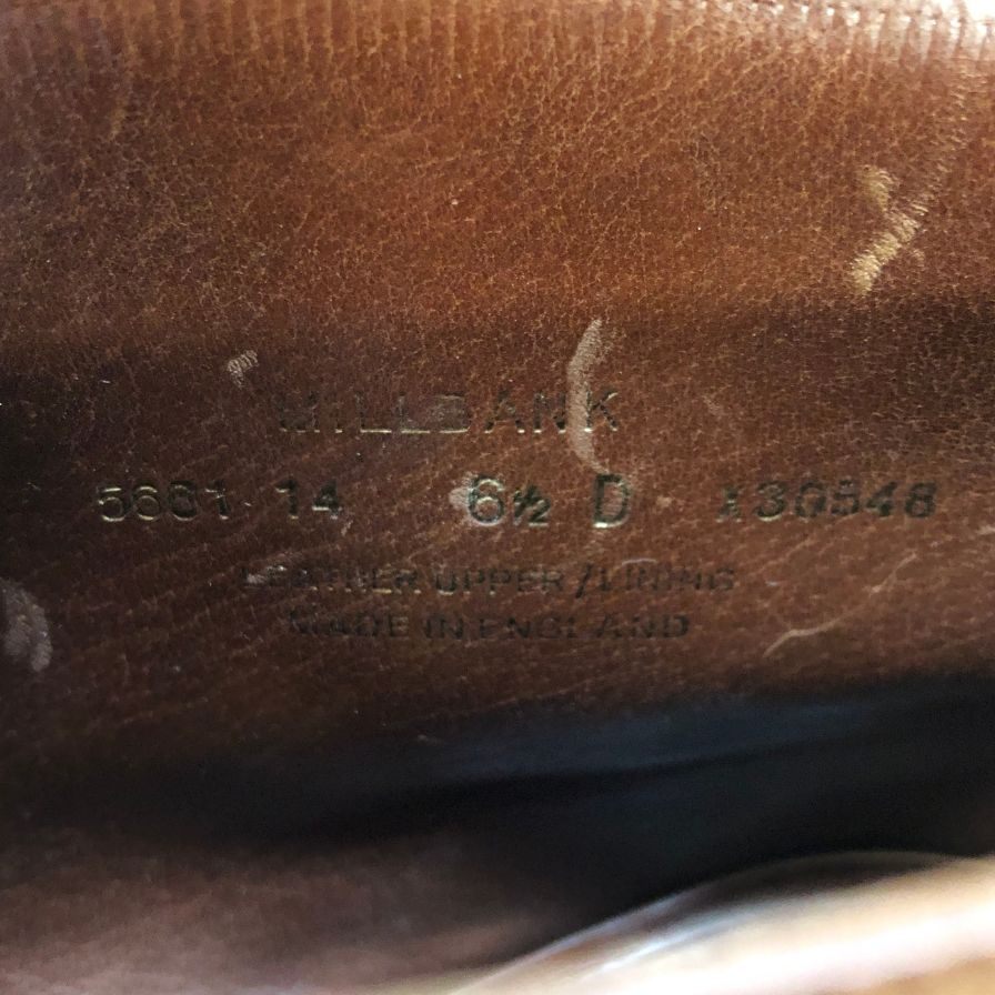 【CROCKETT&JONES】クロケット&ジョーンズ  ビジネスシューズ  ブラウン（茶系） サイズ 6ハーフ ラスト