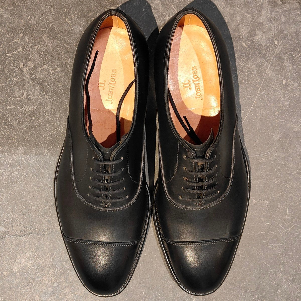 希少 新品未使用【JOHNLOBB】ジョンロブ シティ カーフ ブラック サイズ UK6.5E 8695ラスト