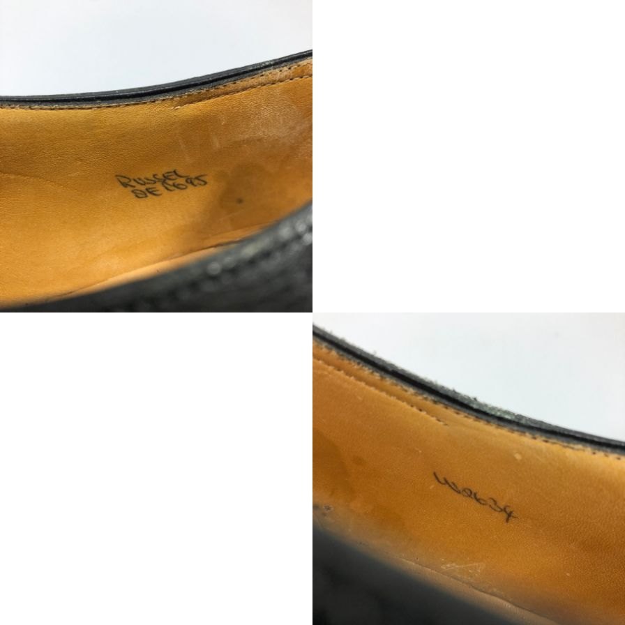 【JOHN LOBB】ジョンロブ ラッセル パンチドキャップトゥ ブラック サイズ8E