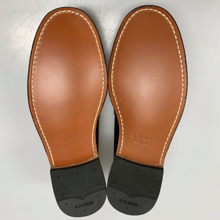 【G.H.Bass&Co.】ジーエイチバス  ローファー シボレザー ブラック（黒） サイズ 10.5 ラスト