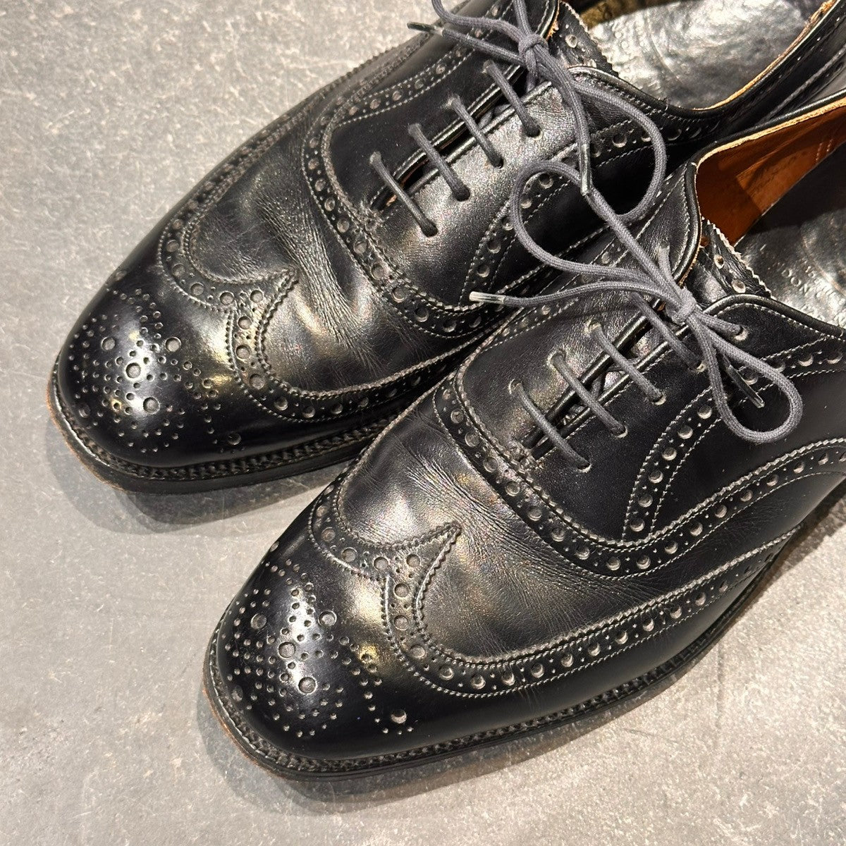 希少【Church's】チャーチ チェットウィンド 3都市 カーフ ブラック