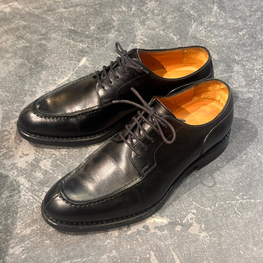 美品【JALAN SRIWIJAYA】ジャランスリワヤ 98490 Uチップ カーフ ブラック サイズUK6