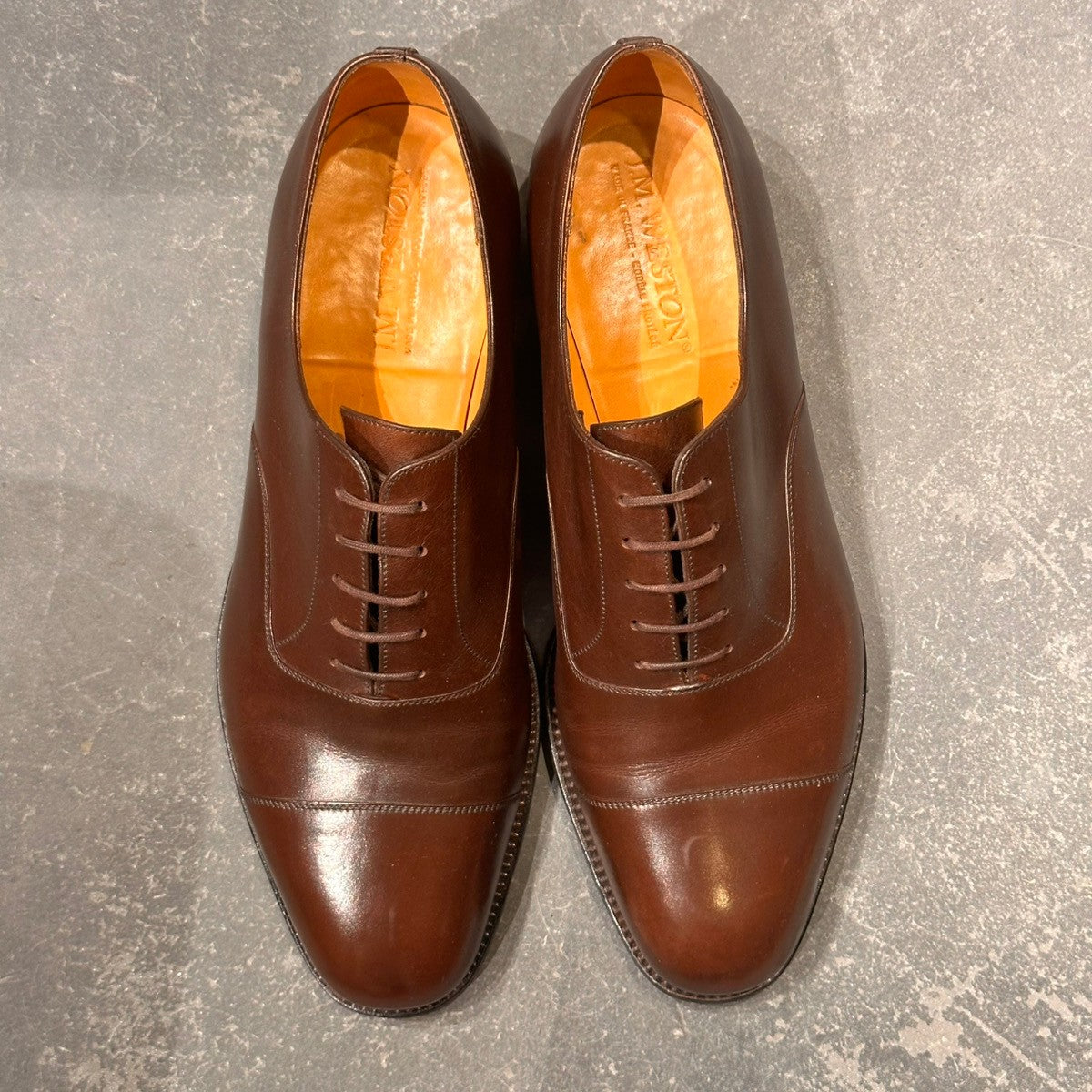 美品【J.M.WESTON】ジェイエムウエストン 300 ストレートチップ カーフ