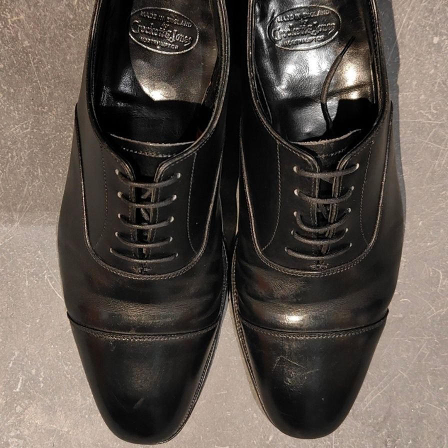 【CROCKETT&JONES】クロケット&ジョーンズ  ビジネスシューズ  ブラック（黒） サイズ UK6.5E 377ラスト