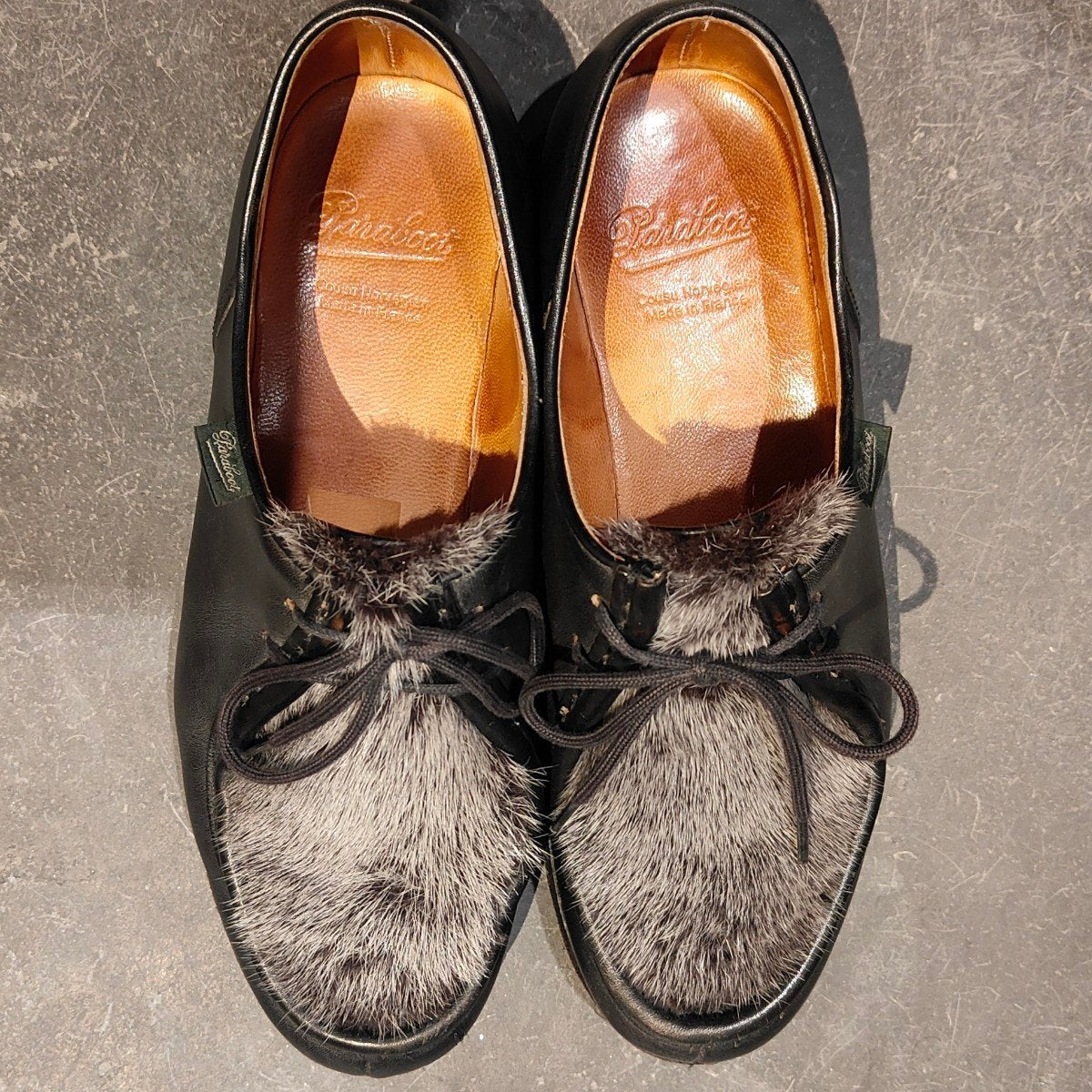 希少 極美品【PARABOOT】パラブーツ ミカエル ヴィゾン（ミンク