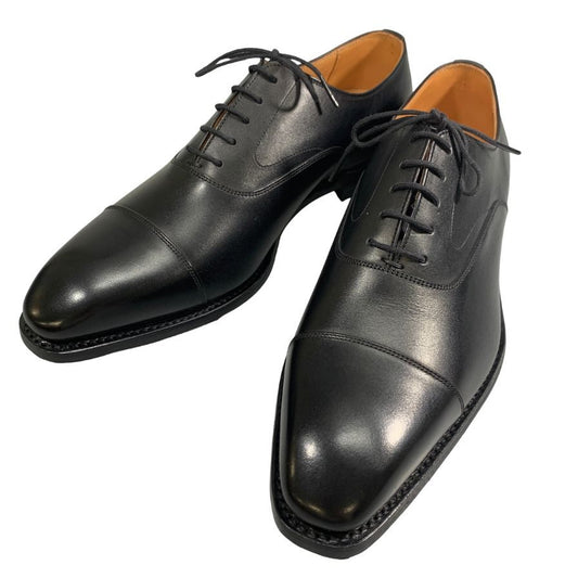 【SCOTCH GRAIN】スコッチグレイン ストレートチップ カーフレザー  レースアップシューズ 1716 メンズ ブラック サイズ25.5