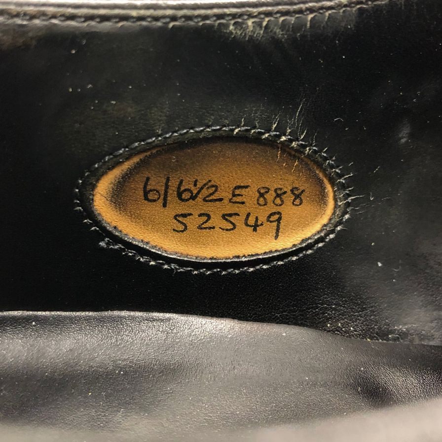 【EDWARD GREEN】エドワードグリーン D82 ビジネスシューズ  ブラック（黒） サイズ 6 ラスト