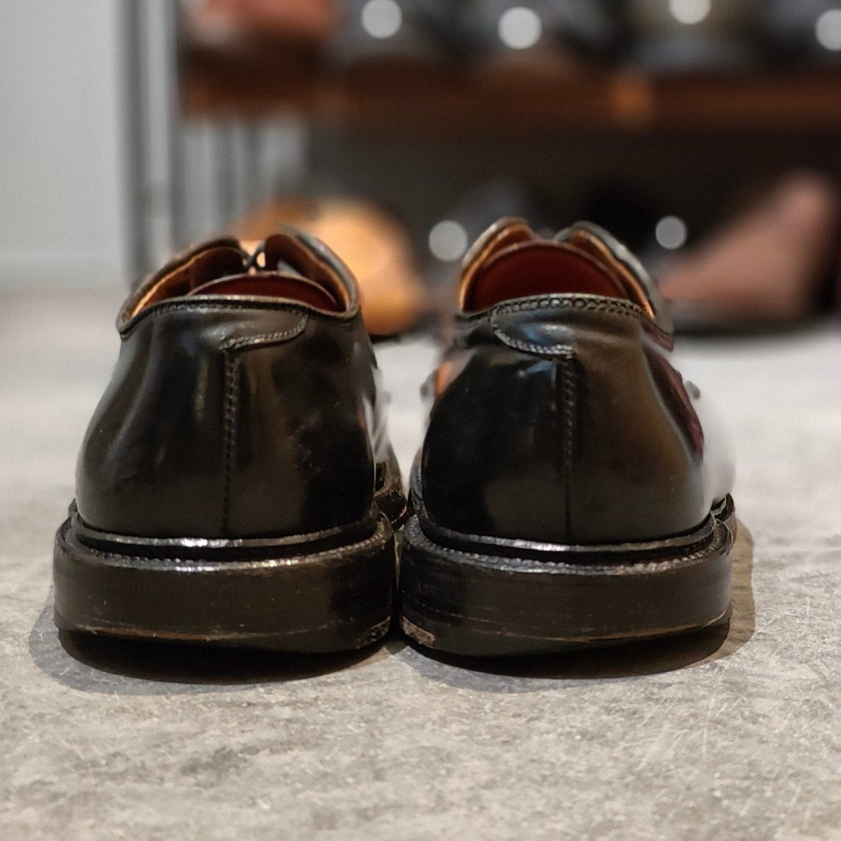 【ALDEN】オールデン 9901 プレーントゥ コードバン ブラック サイズ US9D バリーラスト 参考定価￥220,000-