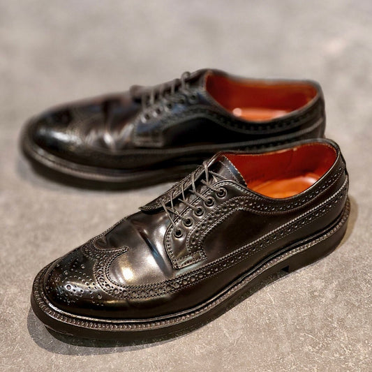 美品【ALDEN】オールデン ユナイテッドアローズ別注 N5504 LWB コードバン ブラック サイズ US7D バリーラスト