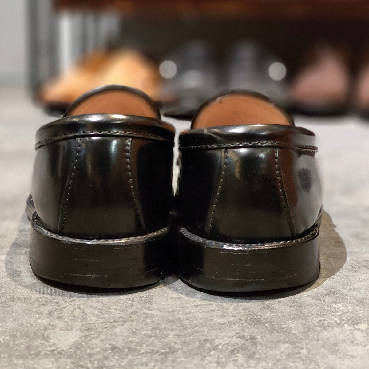 極美品【ALDEN】オールデン 99362 ペニーローファ コードバン ブラック サイズUS8D バンラスト参考定価￥224,400-