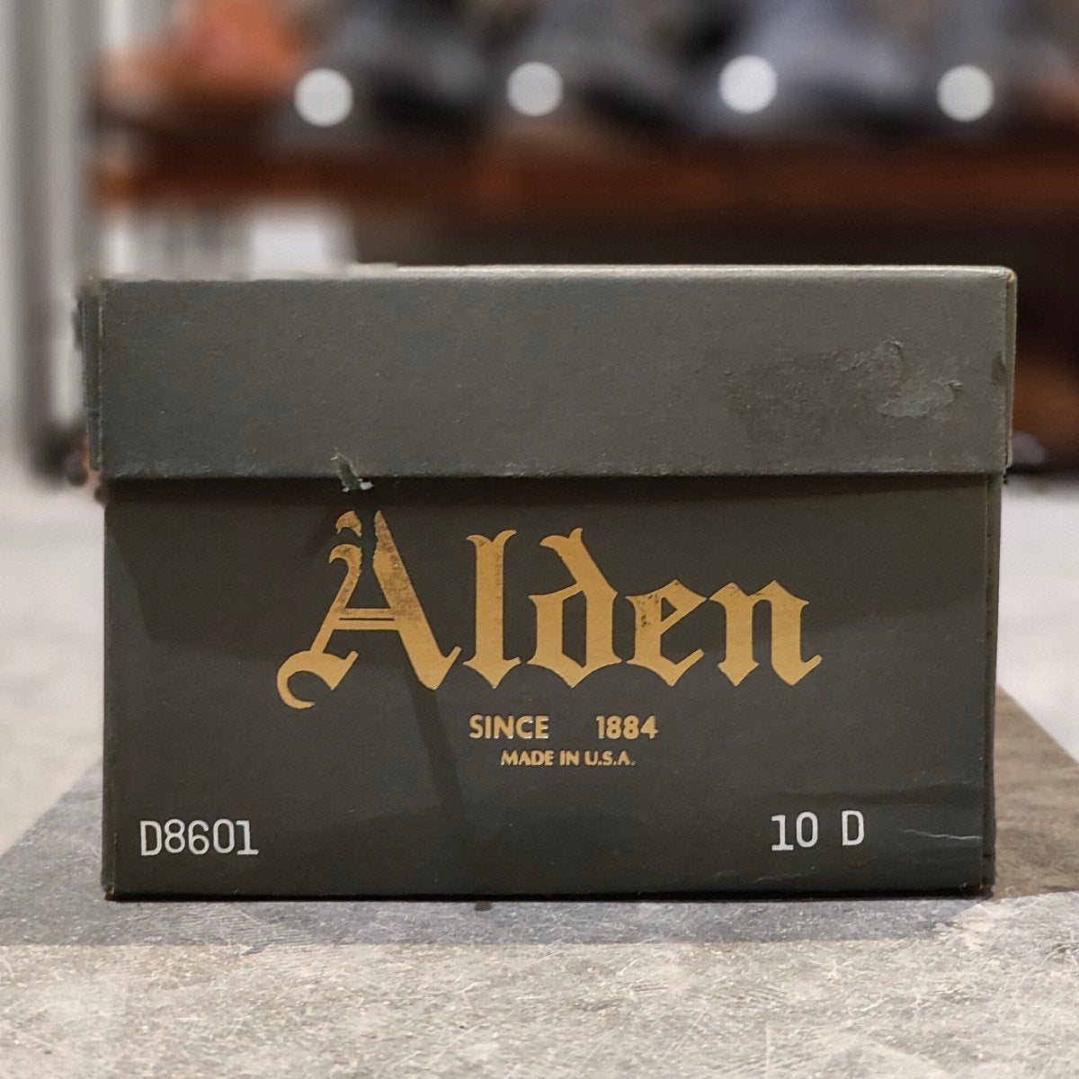 極美品【ALDEN】レザーシューズ D8601 NST Uチップ コードバン ダークバーガンディ サイズUS10D プラザラスト