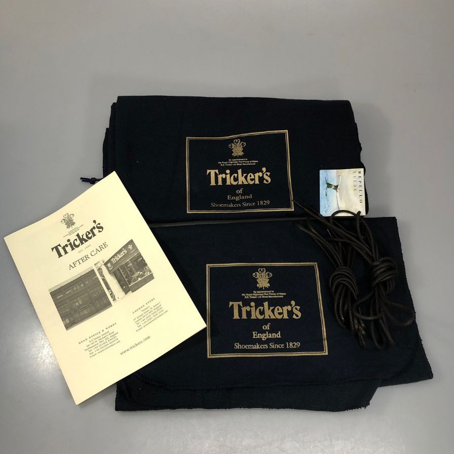【Tricker’ｓ】トリッカーズ M2508 ウィングチップ スウェード カントリーブーツ メンズ サイズ 7.5 ブラウン