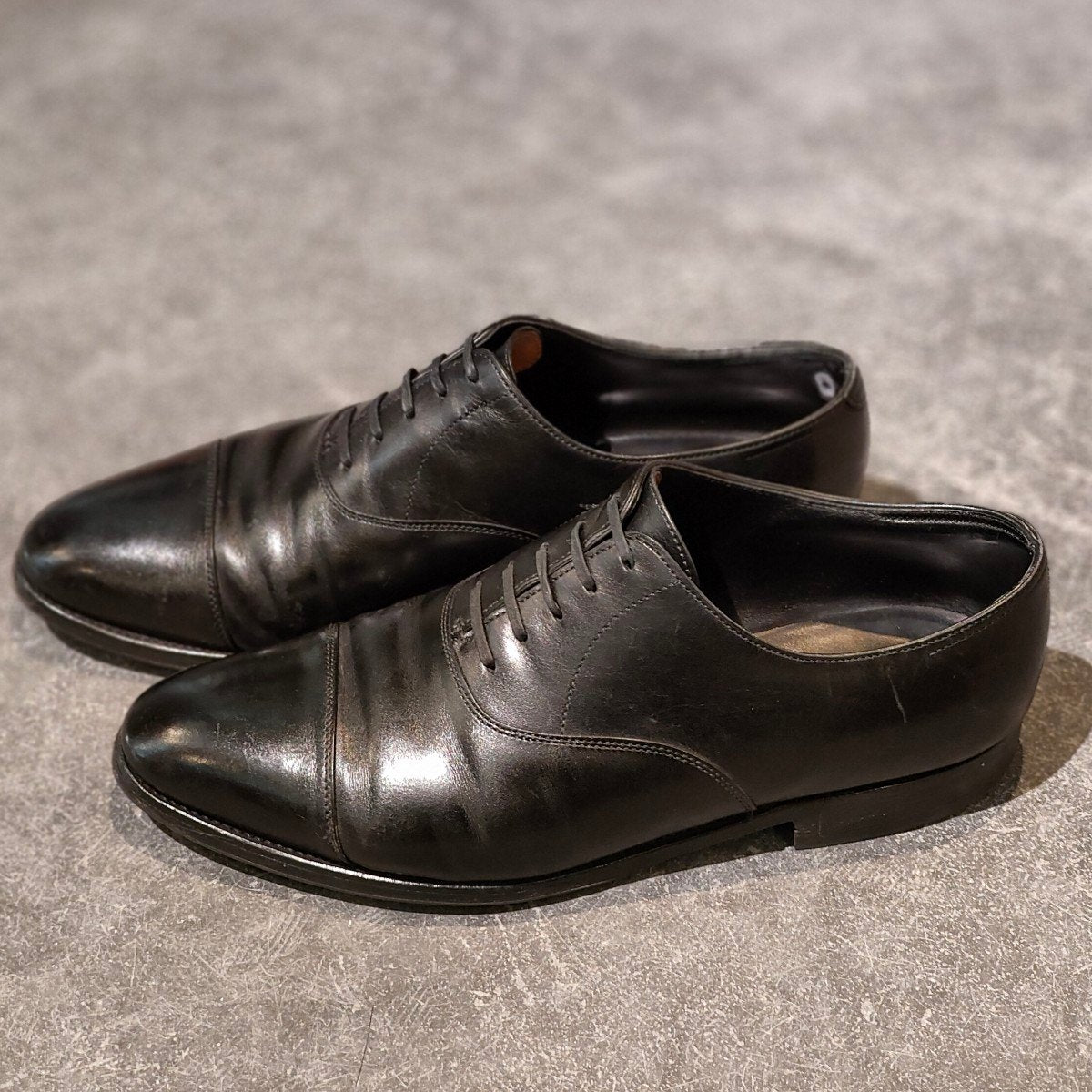 【JOHN LOBB】ジョンロブ シティ2 ストレートチップ カーフ ブラック サイズUK6EE 7000ラスト参考定価￥228,800-