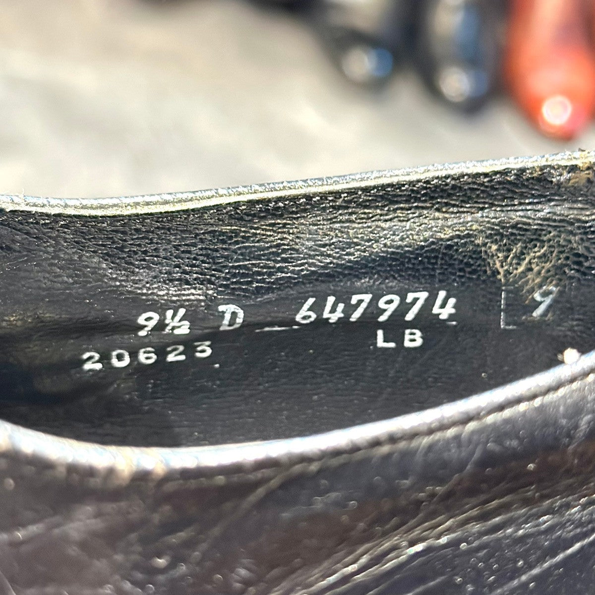 【FLORSHEIM】フローシャイム Uチップ カーフ 20623 カーフ ブラック サイズ 9.5D