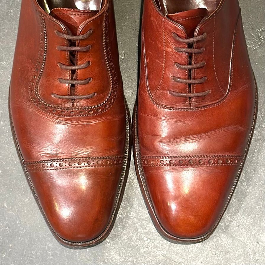 【Crockett&Jones】クロケット&ジョーンズ  ビジネスシューズ カーフ ブラウン（茶系） サイズ UK6D ラスト