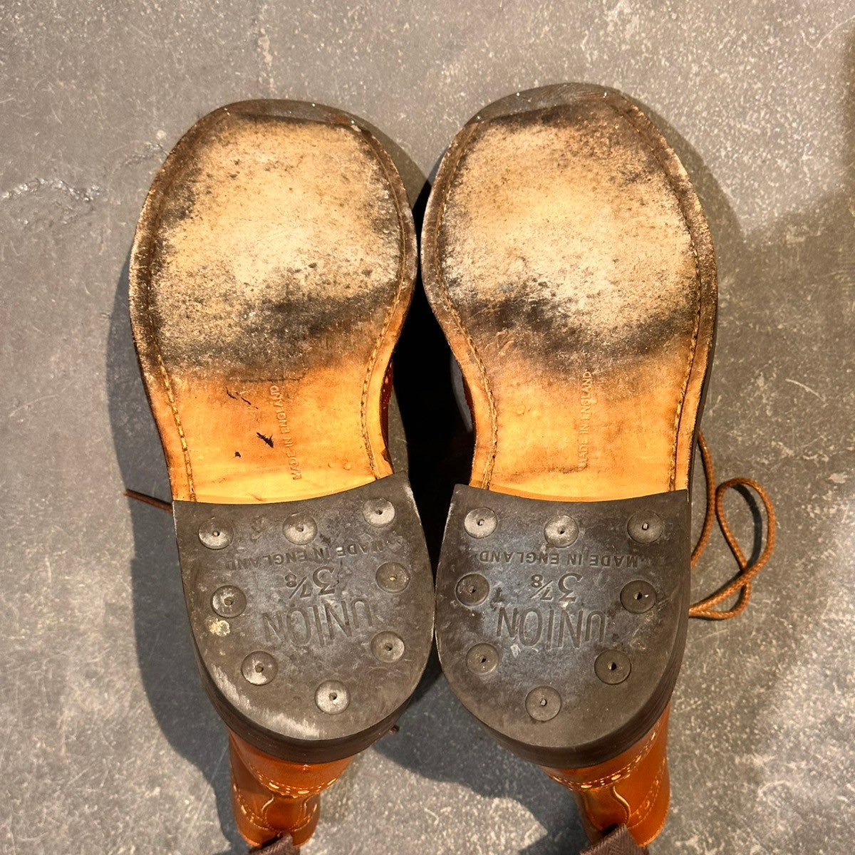 【Tricker's】トリッカーズ M5634  ストウ カントリーブーツ カーフ アイボリー サイズUK8.5