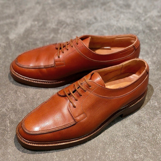 希少 極美品【JOHN LOBB】ジョンロブ PARISロゴ ブッシュ Uチップ グレインレザー ブラウン サイズUK5.5E 292ラスト