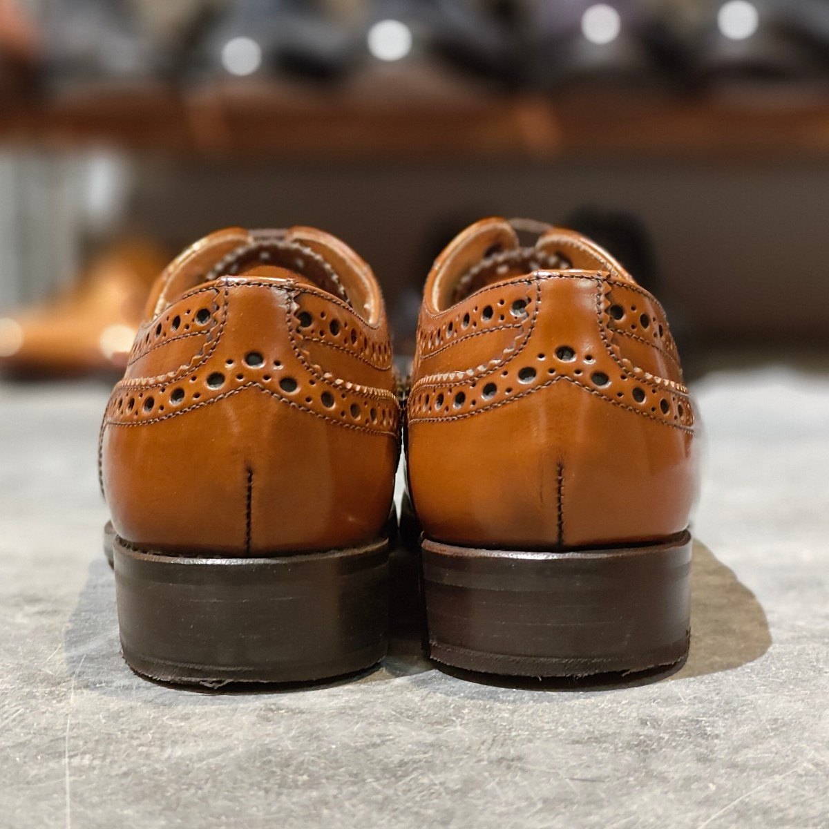 使用数回【Church's】チャーチ バーウッド ポリッシュドバインダーカーフ  サンダルウッド レディース サイズ37.5