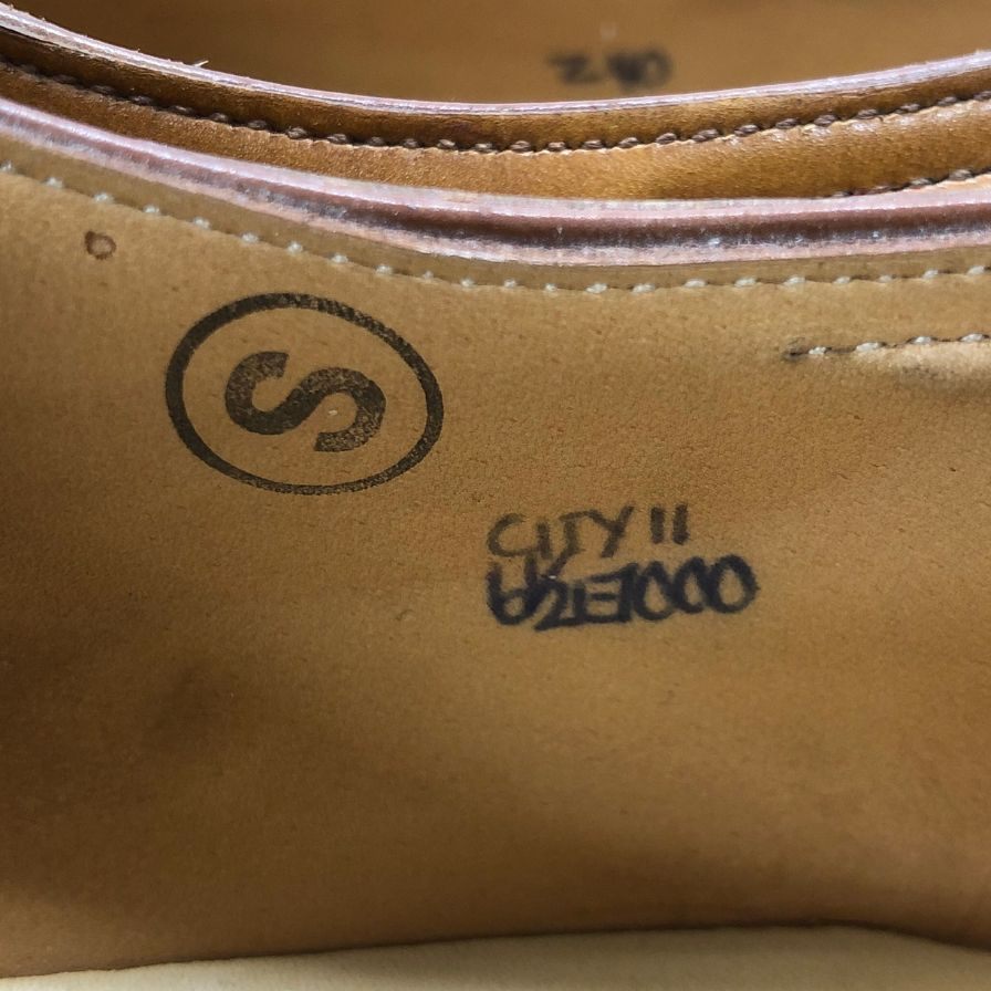 【JOHN LOBB】ジョンロブ シティ2 ビジネスシューズ カーフ ブラウン（茶系） サイズ UK6.5E 7000ラスト