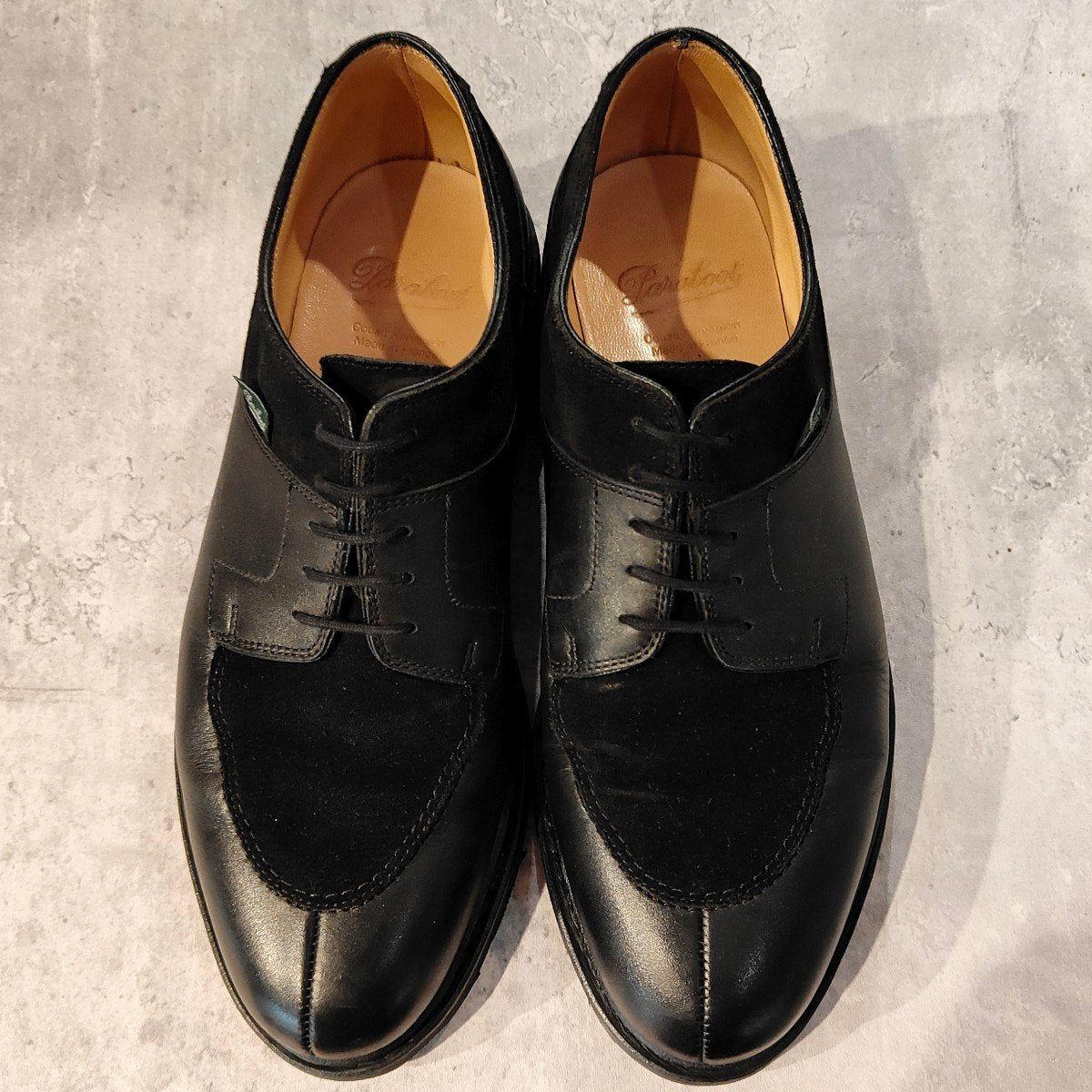 【Paraboot】パラブーツ アヴィニョン コンビ カーフ×スエード ブラック サイズUK7
