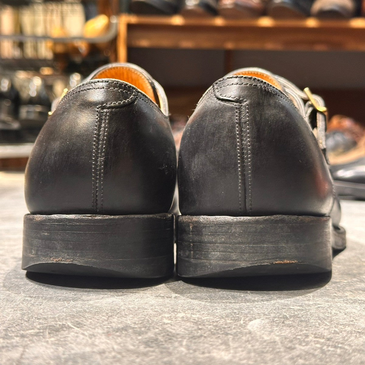 【JOHN LOBB】ジョンロブ ウィリアム ダブルモンク カーフ ブラック サイズUK7E 9795ラスト