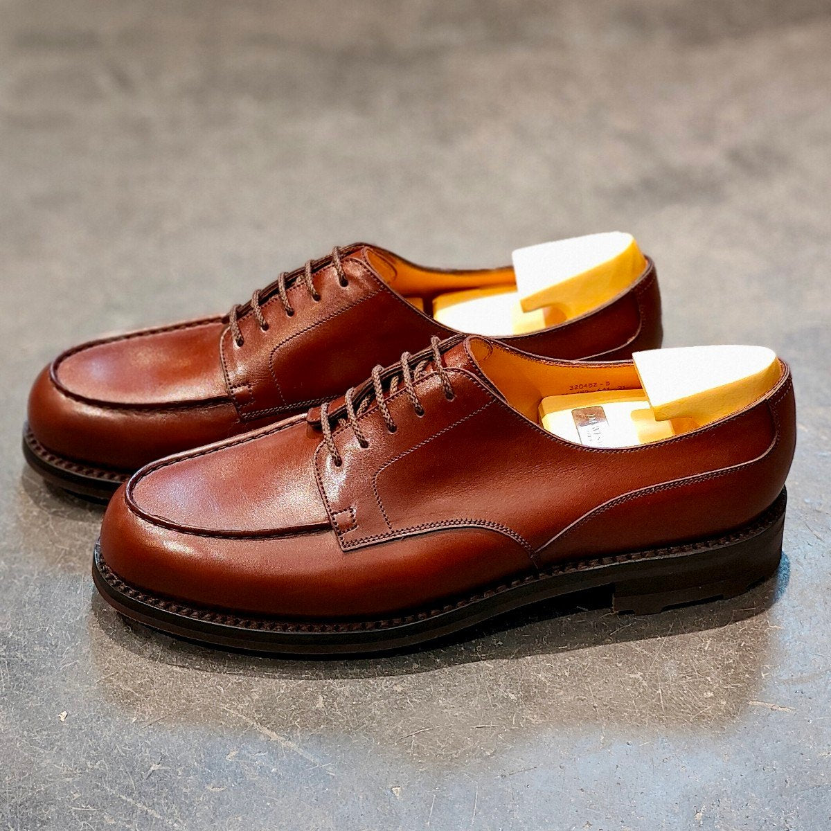 希少 新品未使用 【J.M.WESTON】ジェイエムウエストン 641 ゴルフ Uチップ ボックスカーフ レッドエトラスコ サイズ UK9C 31ラスト 参考定価￥176,000-