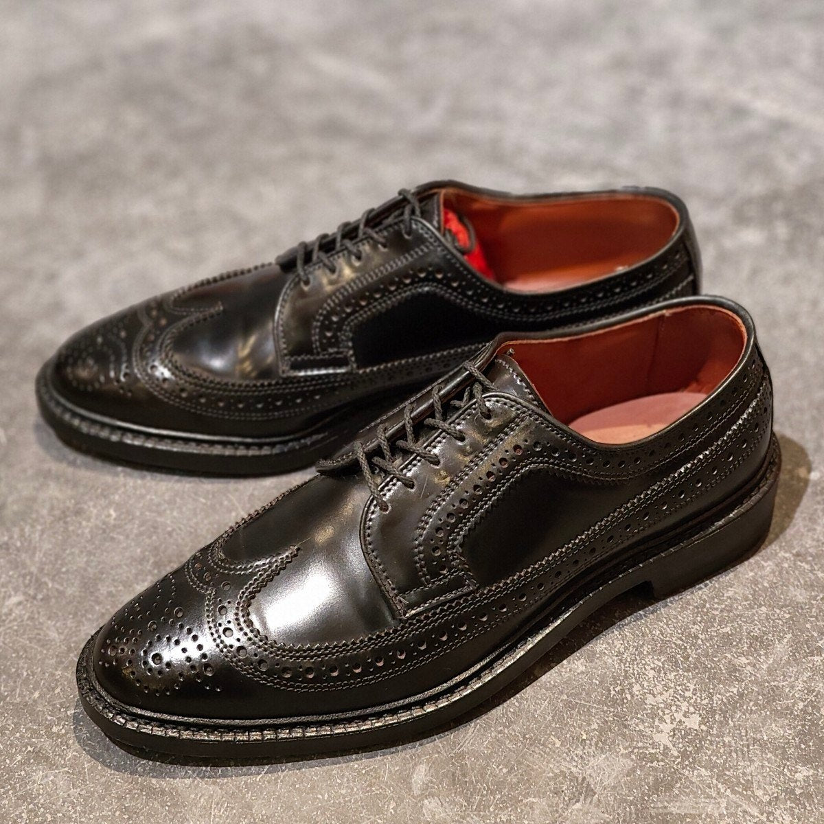 使用数回【Allen Edomons】アレンエドモンズ マックニール LWB コードバン ブラック サイズUS7.5D