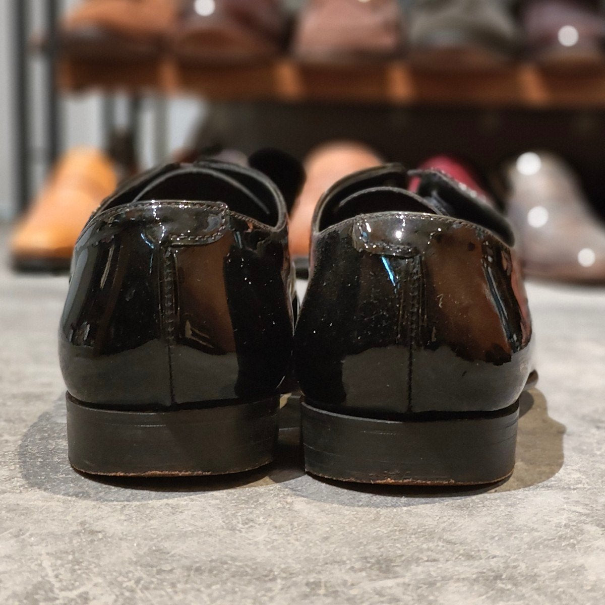 美品【CROCKETT&JONES】クロケット&ジョーンズ チャーム プレーントゥ
