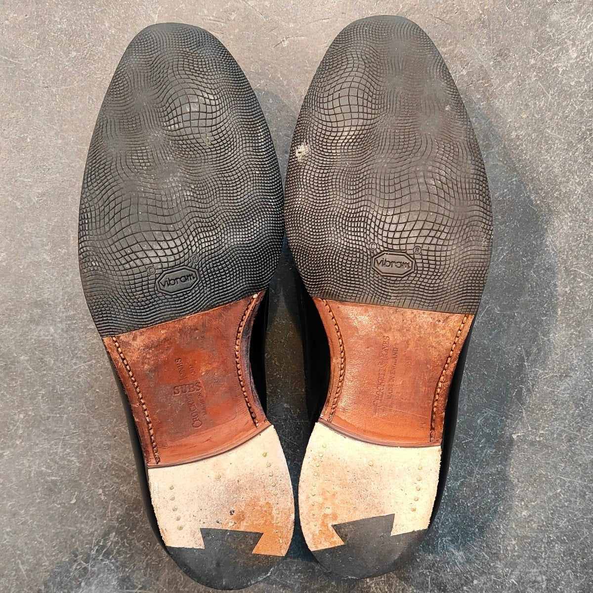 美品【CROCKETT&JONES】クロケット&ジョーンズ キャベンディッシュ2 タッセルローファー カーフ ブラック サイズUK7G 337ラスト