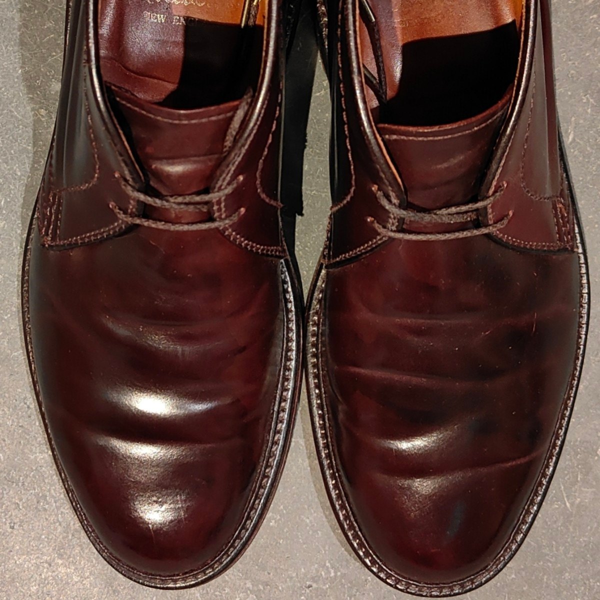 【ALDEN】オールデン 1340 チャッカブーツ コードバン ダークバーガンディ サイズ US6D バリーラスト 参考定価￥225,500-