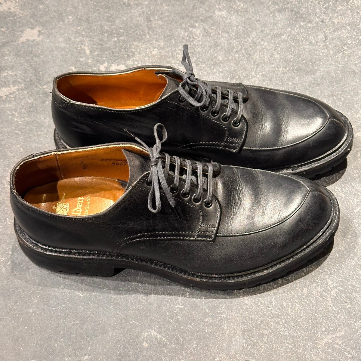 【ALDEN】オールデン 5469 Vチップ オイルドレザー ブラック サイズUS6 モディファイドラスト