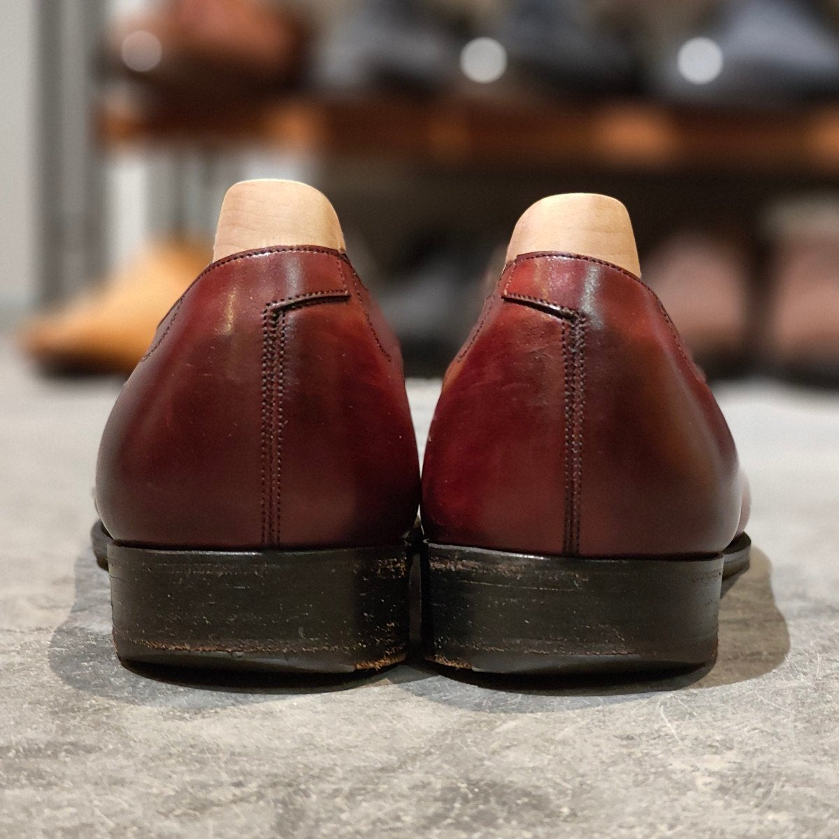 極美品【GAZIANO&GIRLING】ガジアーノ&ガーリング ウエストバリー  ウイングチップ バーガンディ サイズ UK8E TG73ラスト