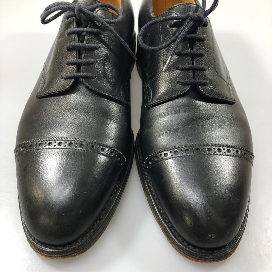 JOHN LOBB】ジョンロブ ラッセル パンチドキャップトゥ ブラック
